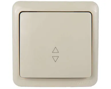 фото Выключатель проходной 1-кл. 1п ОП Viola 10А IP20 крем. LEZARD 751-0300-105