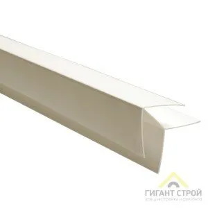 фото Профиль 8мм угол наружный белый глянец 3м "Ideal" 25шт