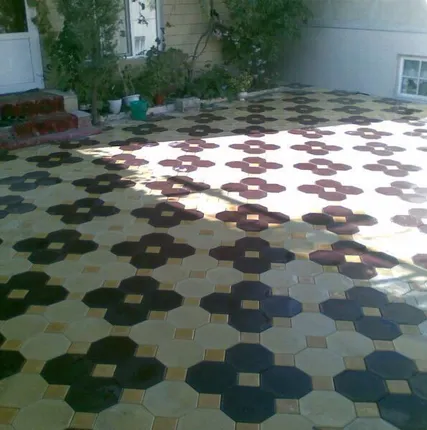 Фото №0 Брусчатка Восьмигранник серый