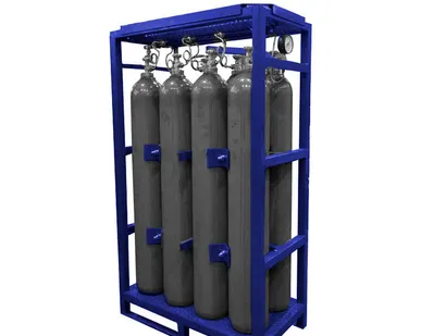 фото Моноблок газовый на 8 баллонов МБ-8-40-200 для газовой смеси