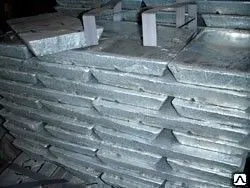 фото Чушка цинковая Ц1 ГОСТ 3640-94