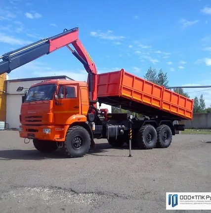 Фото №0 Самосвал КАМАЗ 43118 с КМУ Palfinger