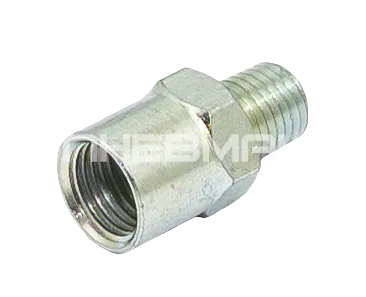 фото 03.227.0 - Прямой фитинг под врезную втулку, R1/8"нар - М10х1внутр, (cталь)