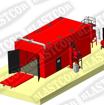 Фото №0 Дробеструйная камера.