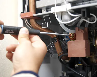 фото Замена вторичного теплообменника, аквасенсора