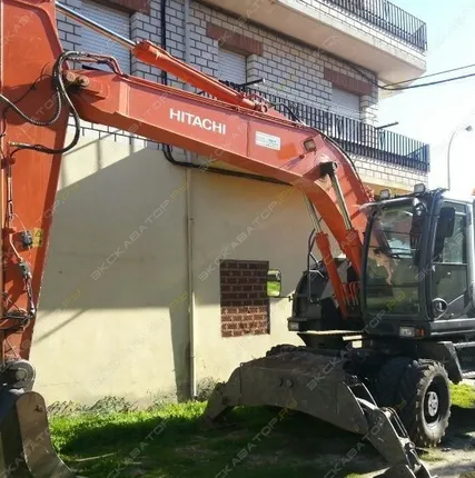 Фото №1 Аренда колесного экскаватора Hitachi ZX190W-3, Котельники