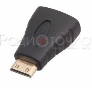 фото Переходник HDMI гнездо - miniHDMI штекер (17-6801)