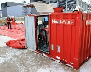 фото Аренда установки для прогрева и размораживания грунта HeatWork