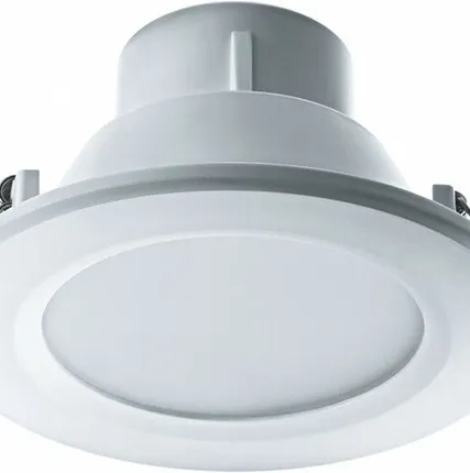 Фото №0 Светильник встраиваемый LED 12W 4000K даунлайт круглый белый ЭРА