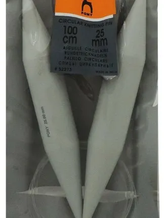 Фото №0 52273 Спицы круговые 100 см/ 25,00 мм