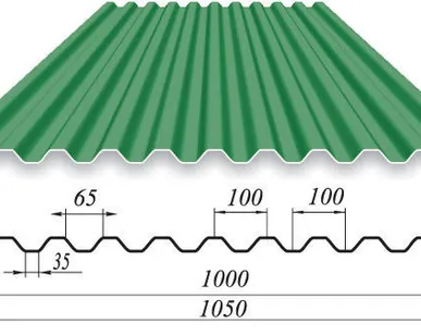 фото Профнастил кровельный С-21