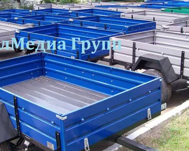 фото Прицепы легковые, для квадроциклов, снегоходов, лодок, с тентом и без