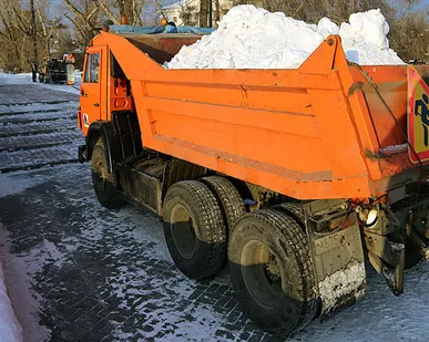 фото Вывоз снега