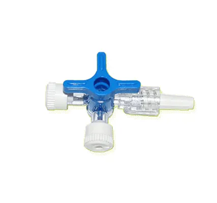 Фото №0 Кран трехходовой запорный (синий) CK-FLEX (СК-ФЛЕКС)