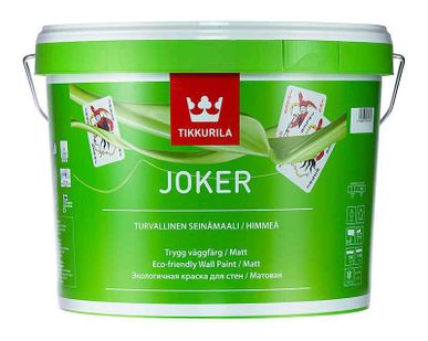 фото Интерьерная матовая краска Joker A TIKKURILA 2,7 л