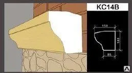 фото Цокольный карниз KC14B