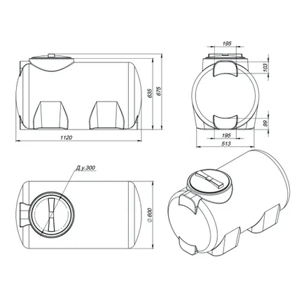 Фото №1 Емкость H 300л