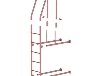 фото Фасадная лестница BORGE 1,8 м верхняя секция
