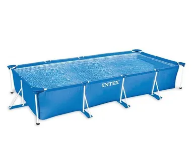 фото Каркасный бассейн Intex Rectangular Metal Frame Pool 450х220х84см 
28273