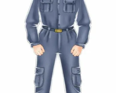 фото Выкройка: рубашка форменная милицейская от 1 шт.