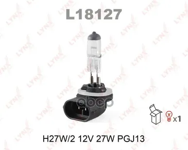 фото Лампа H27w/2 12V Pgj13 LYNXauto арт. L18127