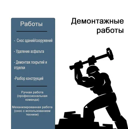 Фото №0 Демонтажные работы