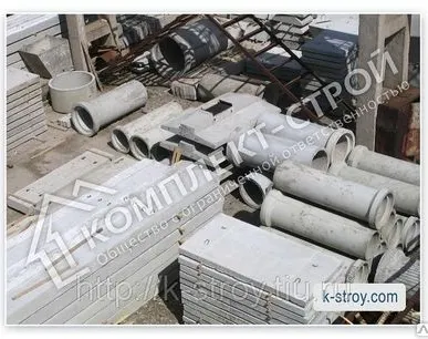 фото Блоки фундамента лекальные Ф21.1 для бытовой канализации