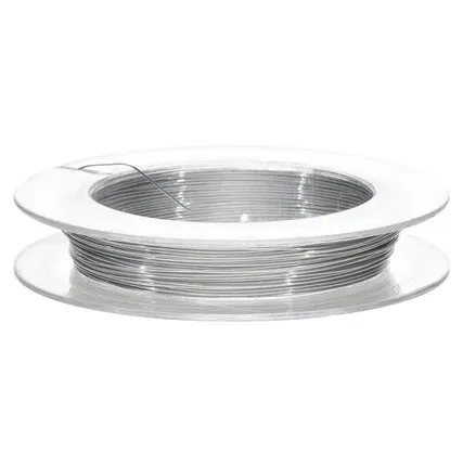 Фото №0 Проволока для бисера 0,3 мм / 10 м (серебро) №4