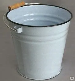 фото Ведро эмалированное, с крышкой 12 л (Лысьва) арт. 1224Ц