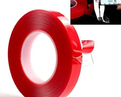 фото Скотч двухсторонний, ширина 5, 10, 20мм