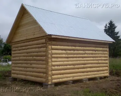 фото Сруб бани 6х3