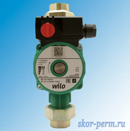 Фото №1 Насос циркуляционный WILO-Star RS 25/8 180 мм