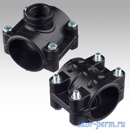 Фото №0 Седелка (болт) 125х1 1/4&quot; ПНД