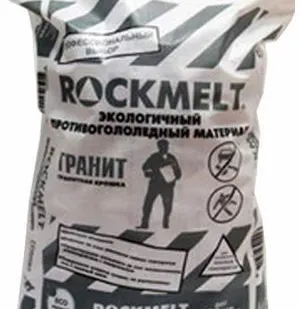 фото Противогололедный материал RockMelt Гранитная крошка