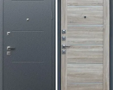 фото Входная дверь Техно XN-99 букле графит-модерн сонома АСД