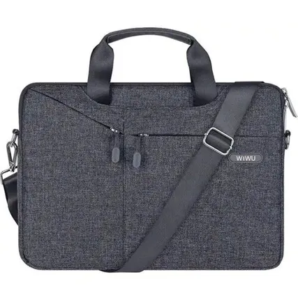 Фото №0 Сумка WiWU для ноутбуков Gent Business Handbag 13.3 Gray