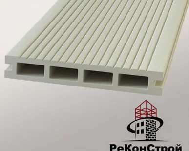 фото Террасная доска "Практика" GDDECK 1658, Белый, ДПК