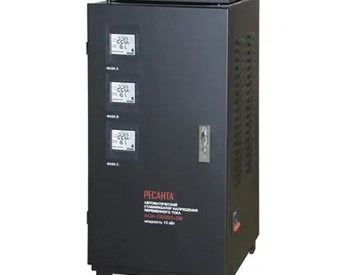 фото Стабилизатор Ресанта АСН 15000/3 ЭМ трехфазный 15 кВт