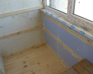 фото Утепление лоджий