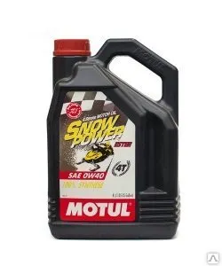 фото МОТОРНОЕ МАСЛО ДЛЯ 4Т ДВИГАТЕЛЕЙ СНЕГОХОДА МОTUL Snow Power 4T 0W40 4л
