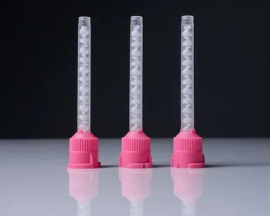 фото Наконечники смесительные Automix Tips Pink розовые O-Bite 50шт (большие)