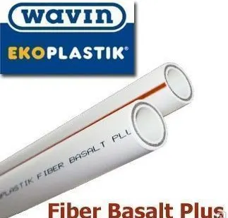 фото Труба PPR FIBER BASALT PLUS S3,2 D50х6,9 Ekoplastik