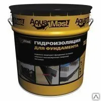 фото Мастика битумная AquaMast (фундамент) 18 кг
