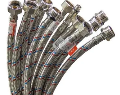фото Гибкая подводка для воды стальная VALFEX 1/2" В-Н200 см (50)