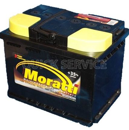 Фото №0 Аккумулятор Моратти Moratti 60 А/ч п.п.