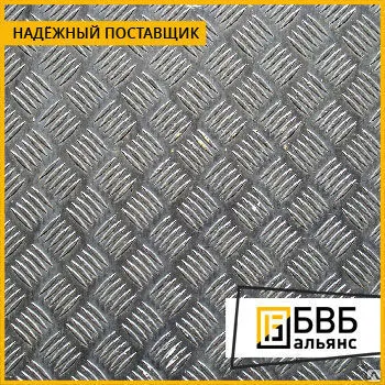 Фото №0 Лист рифленый 10 1500х6000 СТ3пс ГОСТ 8568-77 чечевица