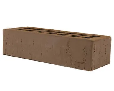 фото Кирпич лицевой керамический «Темно-коричневый» «Скала» пустотелый Евро 0.7НФ