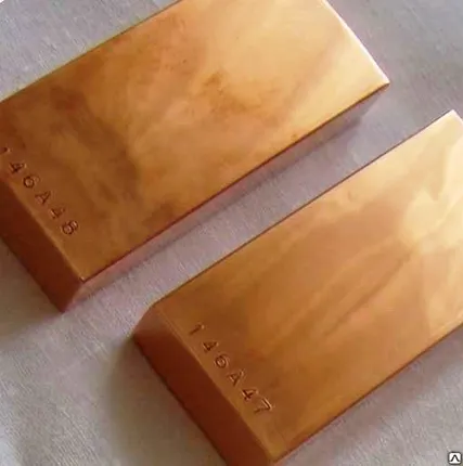 Фото №0 Отливки чушки медные от 35 до 550 мм марка М00Б М0Б М1Б М1 М2 М3 по ГОСТ