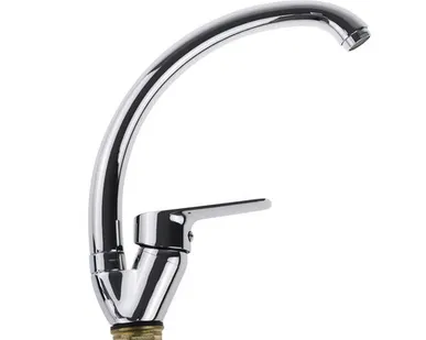 фото Смеситель для кухни 35мм, хром, силумин, крепление гайка, FRUD