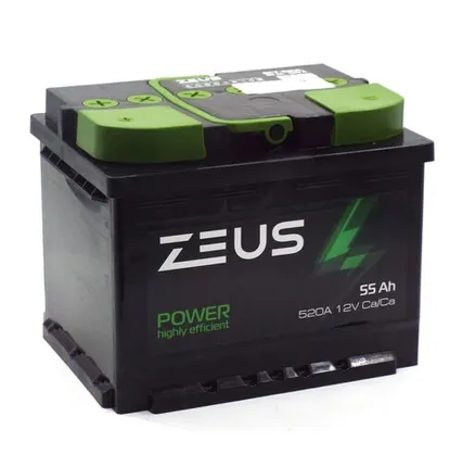 Фото №0 Аккумулятор ZEUS POWER 55 Ач п.п.